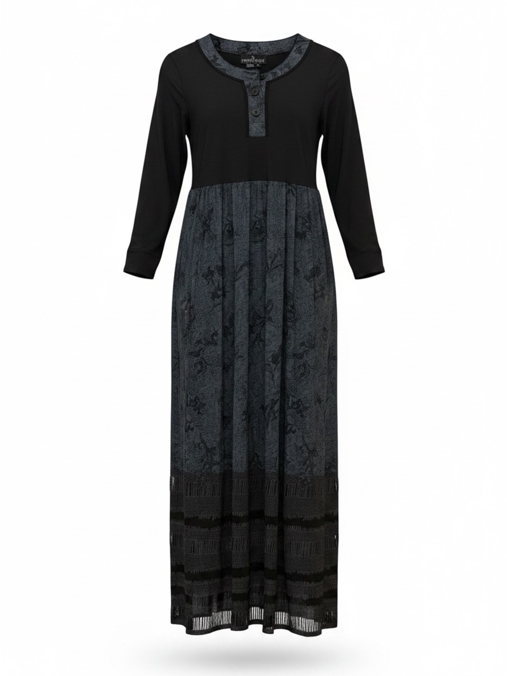 Vintage Carole Little Printed 1/4 Button Dress